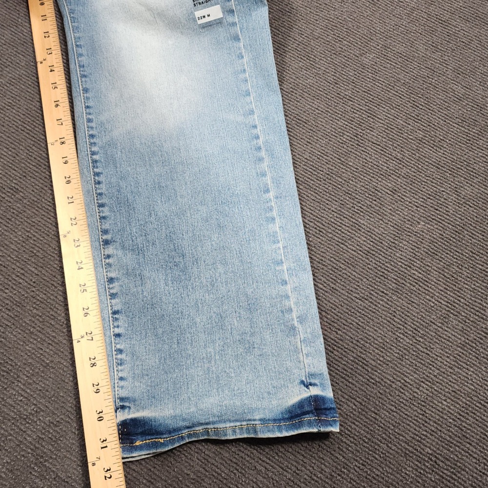 Levi's‎ 314 Shaping Straight Jeans Women 22W M Blue Stellar Stretch Mid Rise NWT - Picture 7 of 11